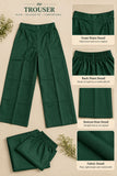 DCKP 20-85 Green Embroidered Cotton 3-Piece Suit