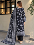 DCKB 20-91 Black Floral Cotton 3-Piece Suit