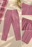 DCKB 20-93 Dusty Pink Floral Cotton 3-Piece Suit