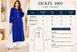 DCKFL1001 – Royal Blue Cotton Tassel Kurti