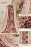 Blush Pink Embroidered Cotton Three-Piece Suit | DC2042