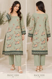 Sage Green Floral Cotton Three-Piece Suit | DC2044