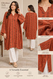Rust Paisley Printed Kurti | DCKB02