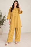 Mustard Striped Cotton Co-ord Set | DC2082