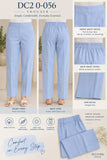 Powder Blue Embroidered Cotton Three-Piece Suit | DC2056