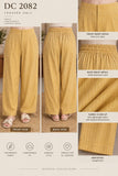 Mustard Striped Cotton Co-ord Set | DC2082