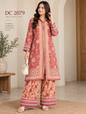 Dusty Rose and Peach Floral Cotton Co-ord Set | DC2079