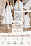 White Cotton Linen Kurti with Gold-Tone Zip | DCKB21