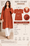 Rust Paisley Printed Kurti | DCKB02