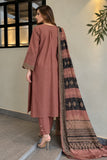 Dusty Rose Embroidered Cotton 3-Piece Suit | DCKB20-76