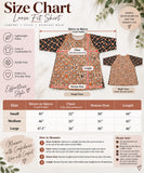 Orange and Black Geometric Printed Kurti | DCKB11