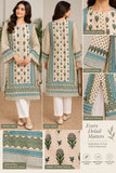 Cream and Green Printed Kurti | DCKB01