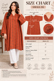 Rust Paisley Printed Kurti | DCKB02