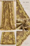 Lemon Yellow Appliqué Cotton Three-Piece Suit with Floral Dupatta | DC2053