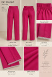 DC20-062 Pink Printed Cotton Three-Piece Suit