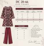 DC20-66 Maroon Floral Cotton Three-Piece Suit