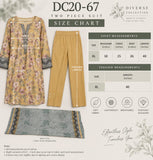 DC20-67 Mustard Floral Embroidered Three-Piece Suit