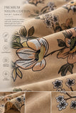 DC20-73 Beige Floral Print 3-Piece Suit with Dupatta