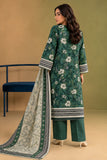 DCKP 20-85 Green Embroidered Cotton 3-Piece Suit