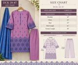 DCKB 20-87 Mauve Embroidered Cotton 3-Piece Suit