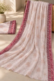 DCKB 20-93 Dusty Pink Floral Cotton 3-Piece Suit