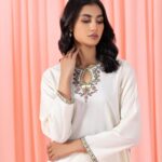 White Moonlit Karhai Kurta