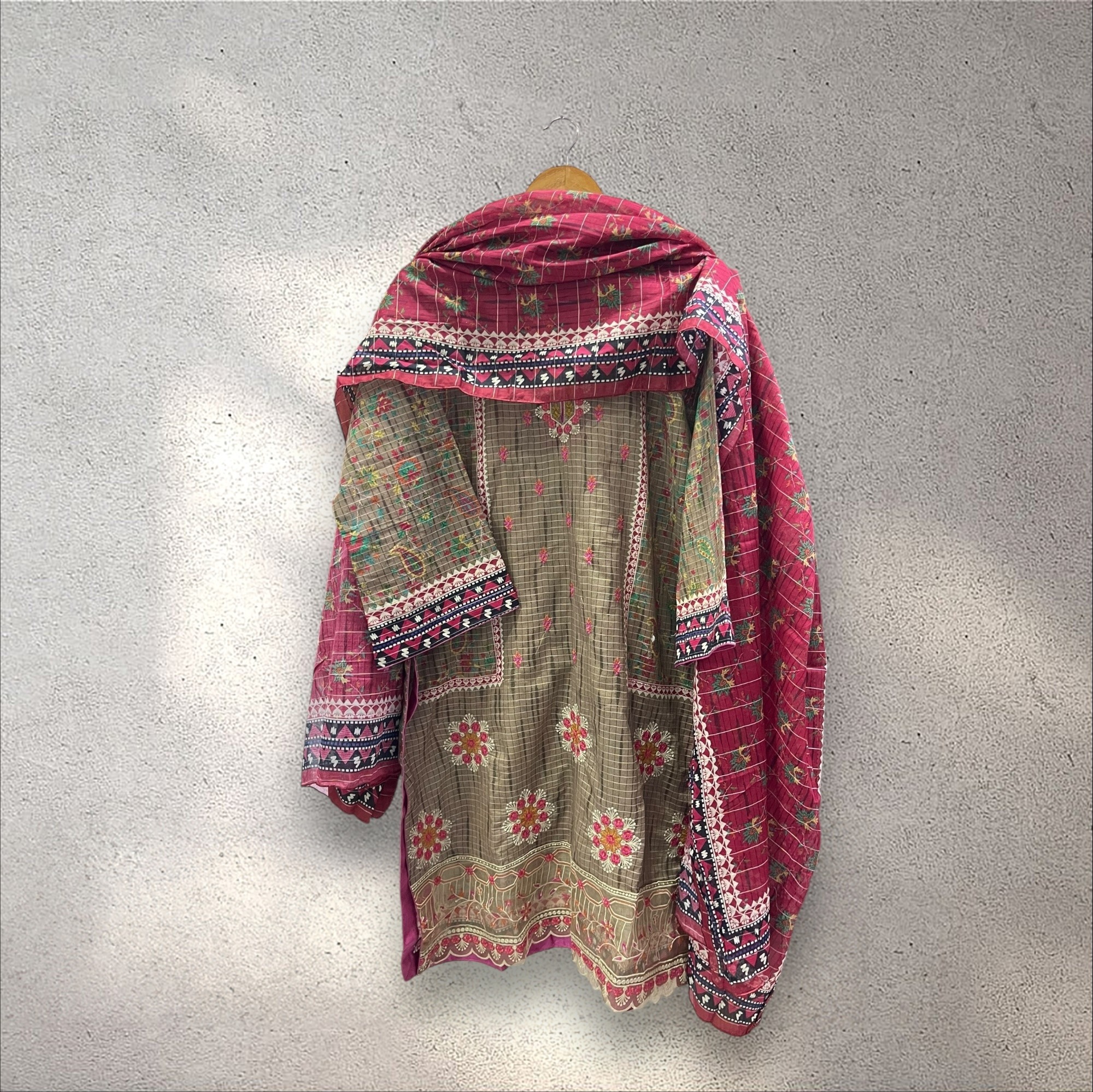 Photoroom_002_20251110_223618 Deep Maroon Meets Soft Skin Dress DC2061 - Image 1