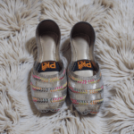 Elegant Multicolor Khusa with Intricate Embroidery DC203