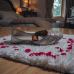 Elegant Multicolor Khusa with Intricate Embroidery DC203 - Image 5