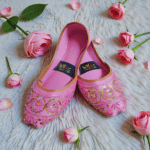 Charming Pink Khusa with Delicate Embroidery DC208