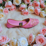 Charming Pink Khusa with Delicate Embroidery DC208 - Image 5